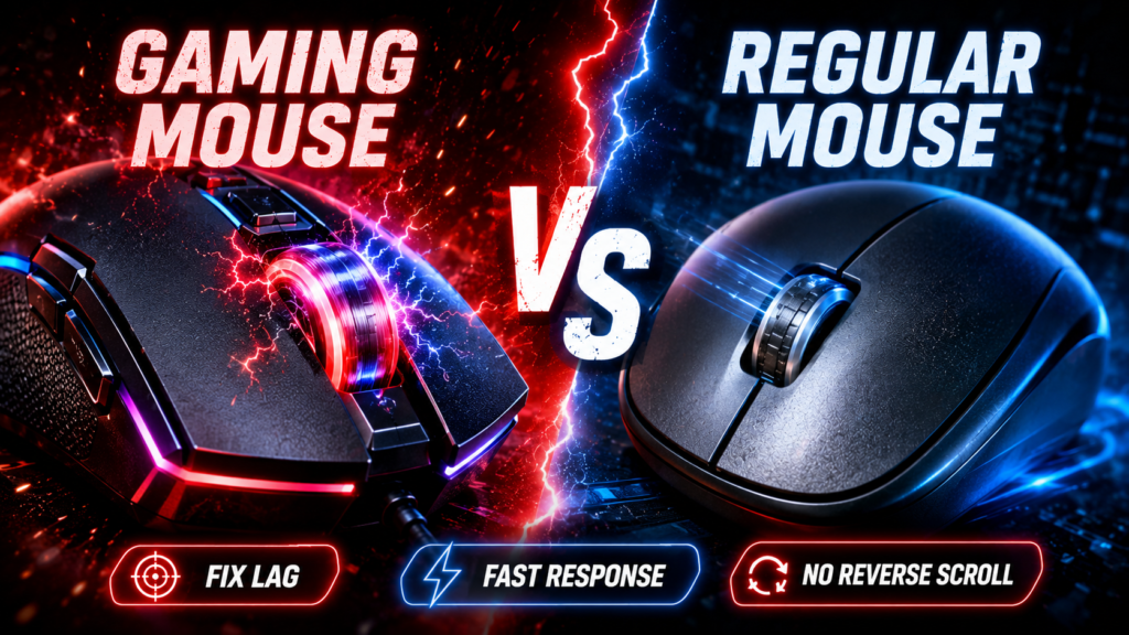 Gaming Mouse vs Regular Mouse: 9 Powerful Differences That Boost Speed, Precision, and Performance