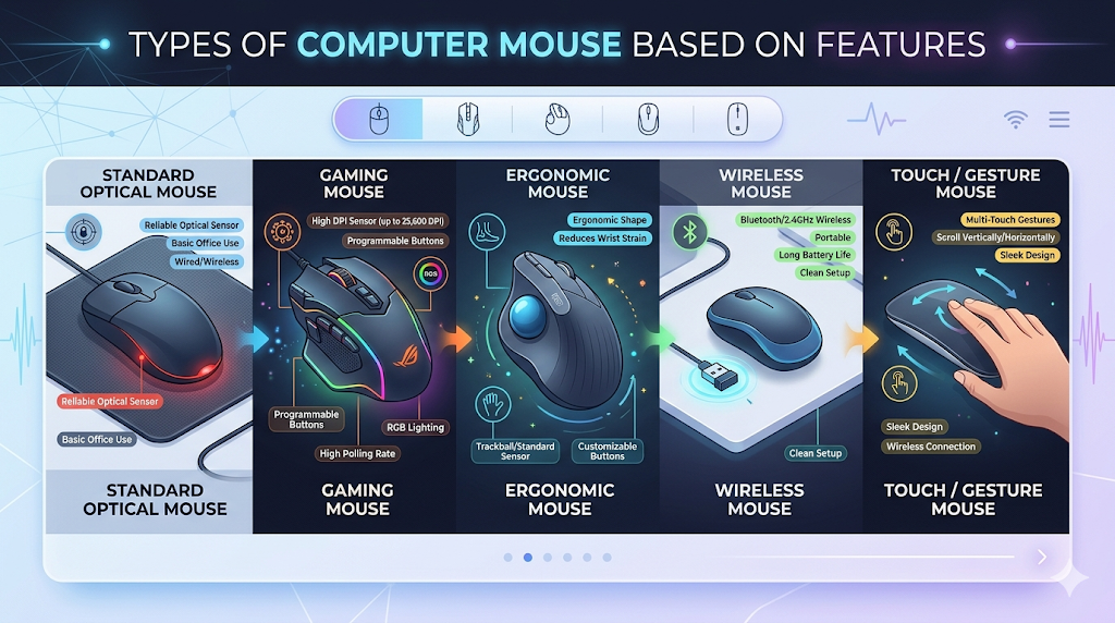 Types of Computer Mouse: IN 2026
