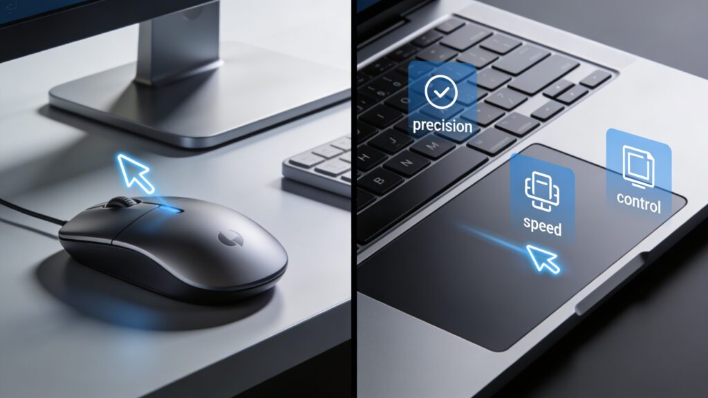 Mouse vs Touchpad: 8 Key Differences in Precision, Speed, and Control