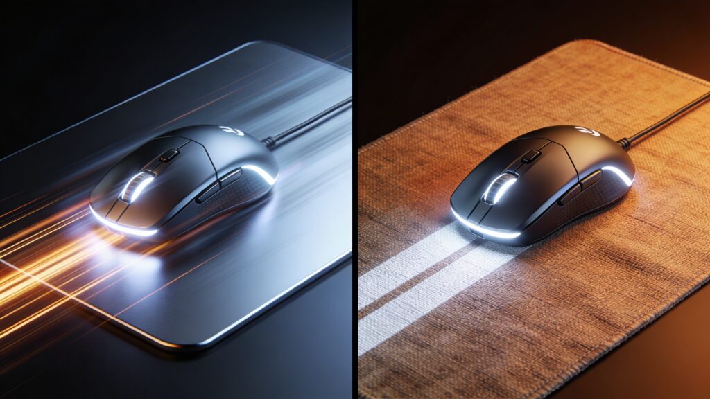 Cloth vs Hard Mouse Pad: 7 Differences That Impact Speed and Control