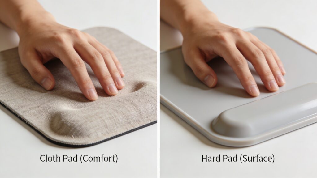 Cloth vs Hard Mouse Pad: 7 Differences That Impact Speed and Control